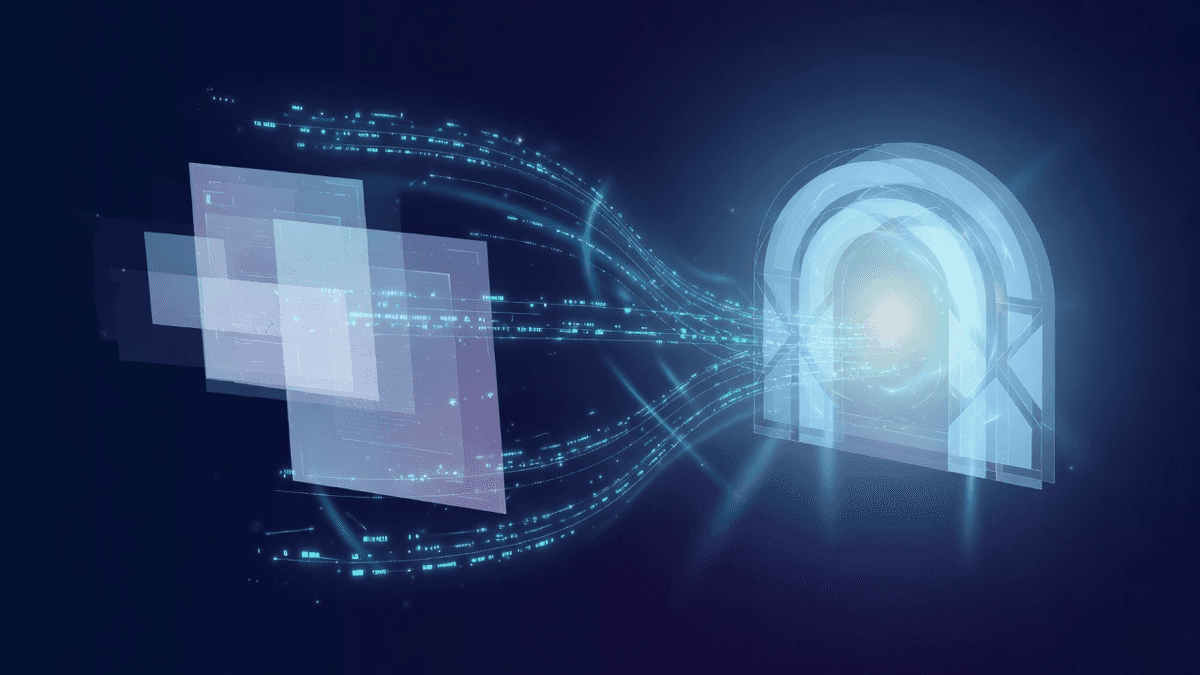 Clinical document intelligence with privacy built in — illustrative visual